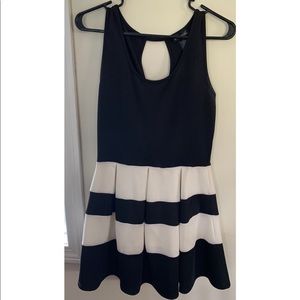 Black and white dress